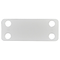 262185 MARKEERIMISPLAAT 50.5 X 19.1 X 0.4 MM
