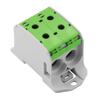 WPD 231 2X95/2X95 GN AL/CU ROHELINE ÜLEMINEKUKLEMM 1 POOLUS 4 LÕPUPUNKTI