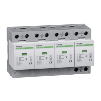 NOARK Ex9UE LIIGPINGEPIIRIK 1+2 (B+C) 25kA 280VAC 4P SIGNAAL KONTAKTIGA