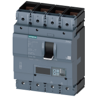 3VA2450-5JP42-0AA0 3VA2 630 KOMPAKTKAITSELÜLITI Icu=55kA @415V 4P ETU550 LSI In=500A Ir=200A...500A Isd=0.6..10xIn Ii=1.5..14xIn N(OFF KUNI 100%) POLTÜHENDUS