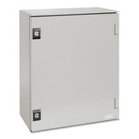 NSYPLM43BG SEINAPAIGALDUSEGA KILP POLÜESTER MONOPLOKK IP66 H430XW330XD200MM+BAKELIIT PAIGALDUSPLAAT