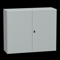 NSYS3D101240DP SPACIAL S3D SEINAKILP 2 VALGE UKS PAIGALDUSPLAAT H1000XW1200XD400 IP55 IK10 RAL7035