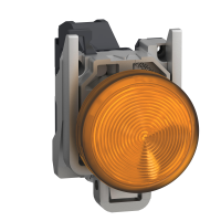 XB4BVBM5GEX SIGNAALLAMP PLAHVATUSOHTLIK KESKKOND ORANZ LED 24 240V