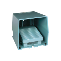 XPEM410 JALGLÜLITI ÜHENE IP66 KATTEGA METALL SININE 1 NC + 1 NO