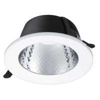 DN070B LED24/840 24W 2400LM 60DEG UGR19 D225/200 H100 RD IP54 VALGE DOWNLIGHT
