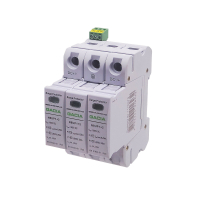 N8UP1+2-PV50 LIIGPINGEPIIRIK 3P 1000VDC T1+T2 6.25kA HÄIREKONTAKTIGA 1NO