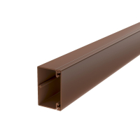 WDK40060BR SEINA- JA LAEKARBIK PÕHJAPERFORATSIOONIGA 40X60X2000. PVC. SEEPIAPRUUN. 8014
