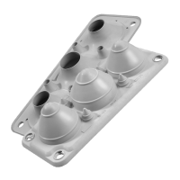 MC3/7 IP67 RAL 7035 HALL MULTILÄBIVIIK (SINGLE PACK WITH PINS)