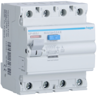 CP463J RIKKEVOOLUKAITSE 4P 63A 300MA A KLASS S