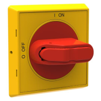 OHYS2PJ KÄEPIDE OT16FT...OT40FT OTDC16…32FT PUNANE/KOLLANE IP65 LUKUSTATAV 0-AS. I/ON - 0/OFF