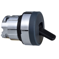 ZB4BD28 PÖÖRDLÜLITI MUST Ø22 2POS FIKSEERUV