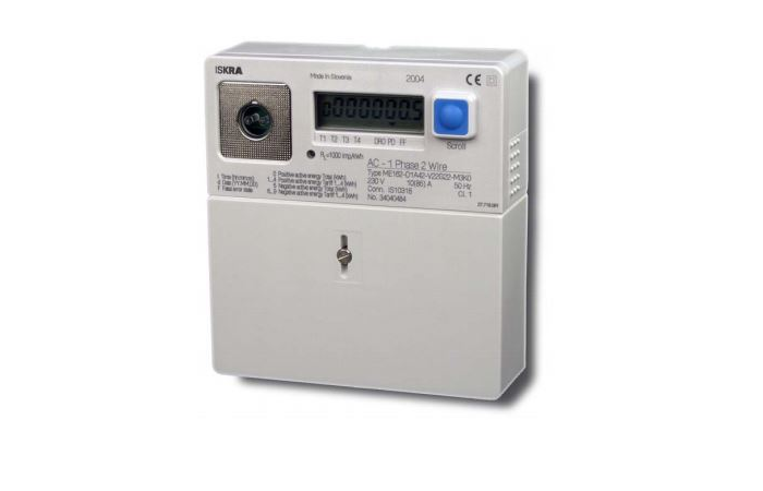 ARVESTI ISKRA ME162 5/85 1-FAAS. 2-TARIIFNE. LCD. KELLAGA. MID