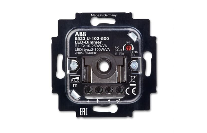 ABB B6523 U-102-500 R.L.C LED 2-100W/VA H32 PÖÖRDDIMMER