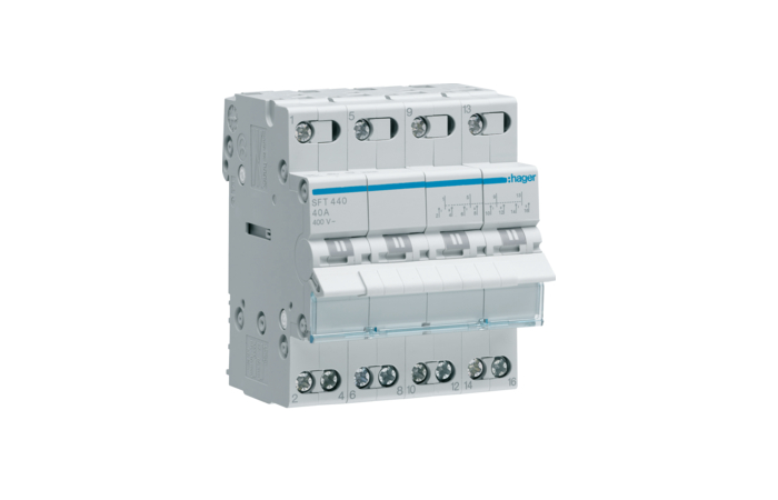 SFT440 ÜMBERLÜLITI I-O-II. 4P. 40A. 230VAC. HAGER