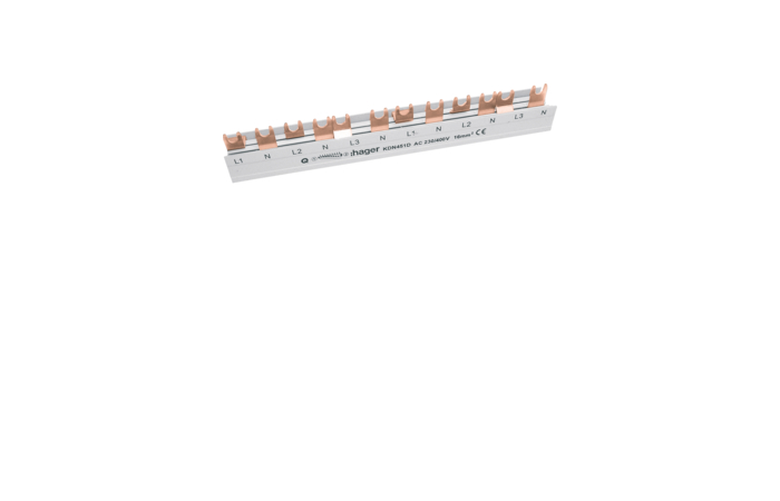 HAGER KDN451D VOOLULATT 3P+N(L1+NL2+NL3+N).16MM.12M