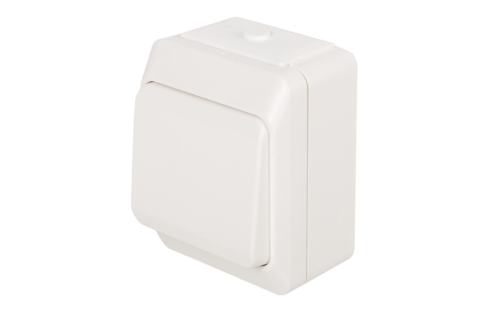6700310 NORTIC VEKSELLÜLITI PINNAPEALNE IP44 VALGE POLLMANN