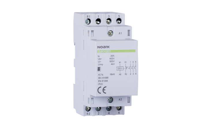 NOARK EX9CH25 40 MOODULKONTAKTOR 230V AC. 25A. 4NO