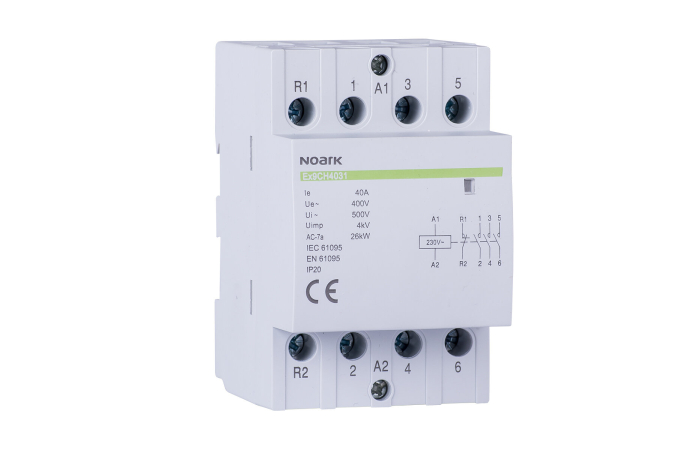 NOARK EX9CH40 40 MOODULKONTAKTOR 230V AC. 40A. 4NO