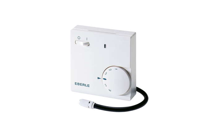 EBERLE FRE 525 31/i TEMPERATUURI REGULAATOR PIND PÕRANDAANDURIGA16A 127x75MM 5-30°C VALGE