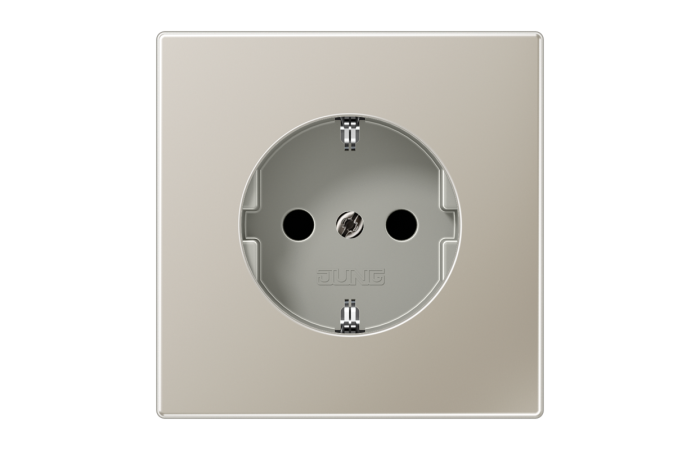 JUNG ES 1520 KI PISTIKUPESA LASTEKAITSMEGA STAINLESS STEEL