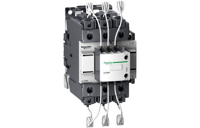 LC1DWK12P7 KONTAKTOR 60kVAR/230VAC 1NO+2NC SCHNEIDER