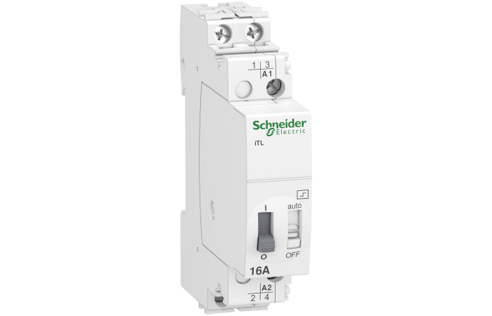 A9C30812 ITL16A IMPULSSRELEE 230VAC/110VDC 2NO/16A SCHNEIDER