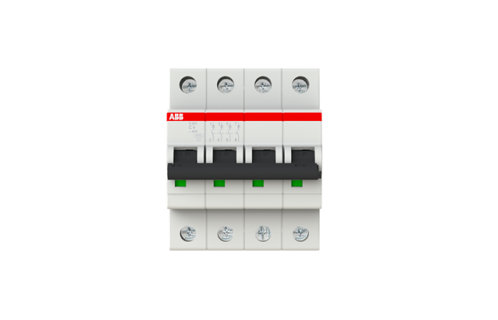 S204-C4 KA KAITSELÜLITI 4P C 4A 6kA
