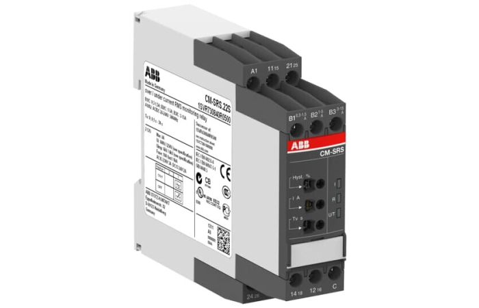 CM-SRS.22S VOOLUKONTROLLI RELEE 1F 24-240VAC/DC MÕÕTEPIIRKOND 0.3-15A