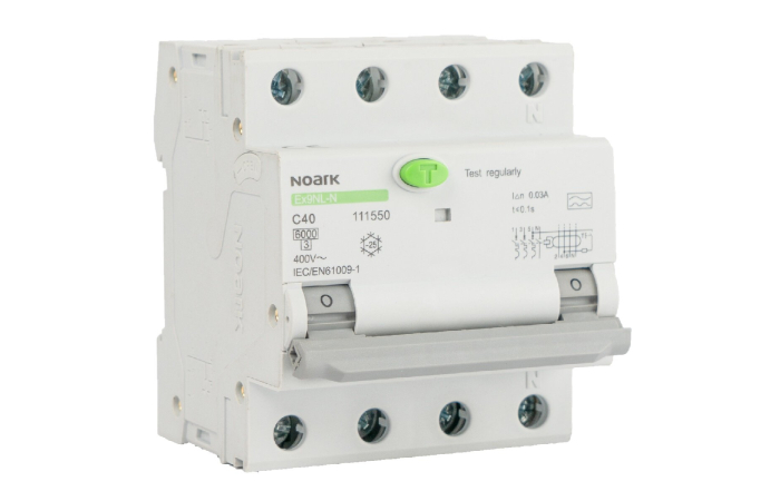NOARK Ex9NL-N RIKKEVOOLUKAITSE+KAITSELÜLITI 3P+N B 16A 6kA A 30mA