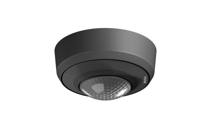 PD-8 ECO 360DEG COM1 500W LED D4.5/8.5M KOHAL.D6M H2-4M IP54 PIND.P MUST PIR LIIKUMIS- KOHALOLEKUANDUR