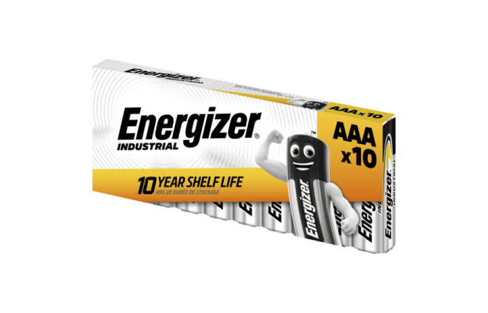 ENERGIZER INDUSTRIAL PATAREI LR03 AAA 10TK/PKK