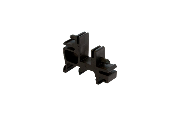 BB0 MUST. N/PE LATI ADAPTER DIN-LIISTULE 50 tk/pkk