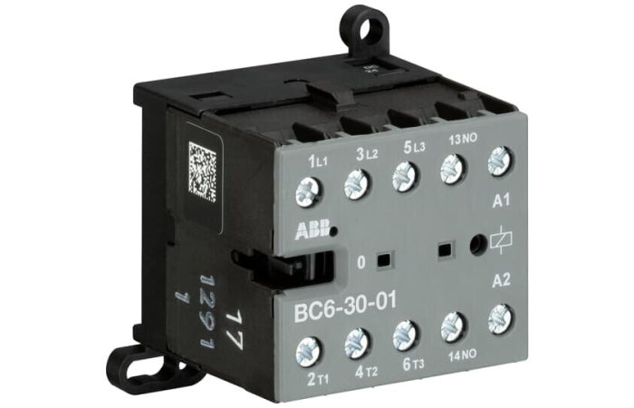 BC6-30-01 24VDC KONTAKTOR 24VDC 4KW AC-3: 9A AC-1: 16A 1NC