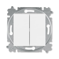 3559H-A52445 01W GRUPIVEKSELLÜLITI (6+6) SISU+KLAHVID VALGE/LUMIVALGE LEVIT