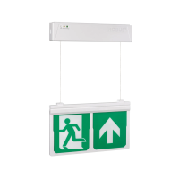 BLADE EXPRESS DUAL TEST 4W 40LM MN/AT VALGE IP20 KAEHPOOLNE RIPPUV VÄLJAPÄÄSUVALGUSTI + PIKTOGRAMMID