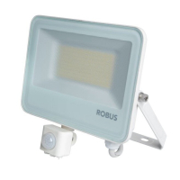 SELEST PLUS 30W/50W 4390/6850LM IP65 CCT3 C/W 1M FLEX PIR ANDUR VALGE PROZEKTOR