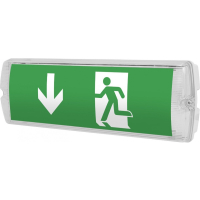 LIBRA 3PLED G117 OP AUT AT M/NM 3H PC IP65 IK08 20M VALGE PINNAPEALNE VÄLJAPÄÄSUVALGUSTI