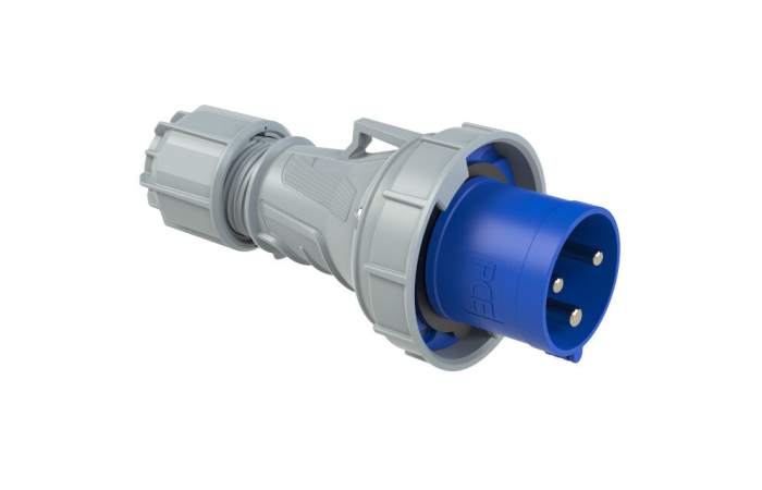 033-6 JÄTKUPISTIK 63A 3P 6H IP67 POWER TWIST