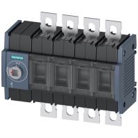 3KD3240-0NE10-0 KOORMUSLÜLITI 125A Size2 4P PEALMINE KÄEPIDE VASAKUL KÄEPIDEMETA POLTÜHENDUS FAASIBARJÄÄRID