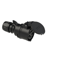 215-6X JÄTKUPESA 3P+N+E 16A 400V MUST IP44 PCE