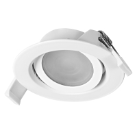 SPOT RECESS 4.9W/827 220LM 120DEG DIM VALGE SUUNATAV DOWNLIGHT PKK=3TK