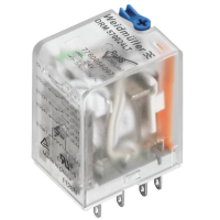 DRM270024LT DRM RELEE 2CO 24V DC 10A LED + TESTNUPP D-SEERIA