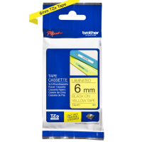 BROTHER PRINTERI LINT KOLLANE TZE-611 6MMX8M MUST TEKST