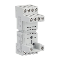 CR-M4SS RELEE STANDARDPESA KRUVIKLEMMIGA 4 KONTAKTI ABB