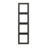 JUNG ES 2984 4-NE RAAM STAINLESS STEEL