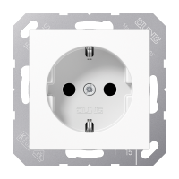 JUNG A 1520 WW PISTIKUPESA VALGE