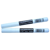 PROTEC PLMW2 MARKER 2MM VALGE TEKST
