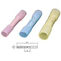 363500 0.25-1.5MM2 JÄTKUHÜLSS ISOLEERITUD PUNANE 100TK