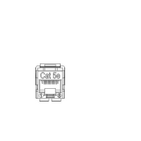 100-010 RJ45 UTP PESAMOODUL CAT5e EXCEL