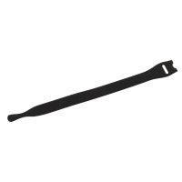 VELCRO TEKSTIILKINNITUS 20MMX200MM MUST 25TK/PKK